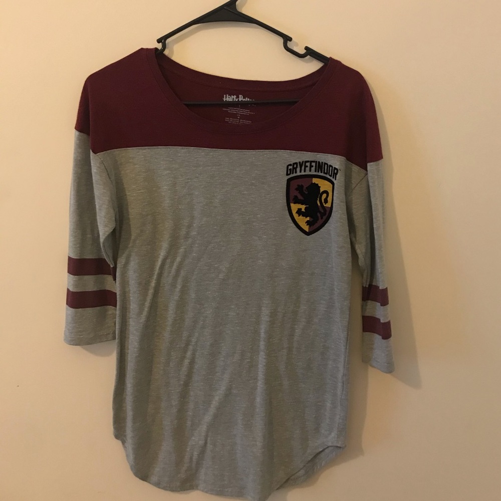 Harry Potter quater-sleeve Gryffindor shirt